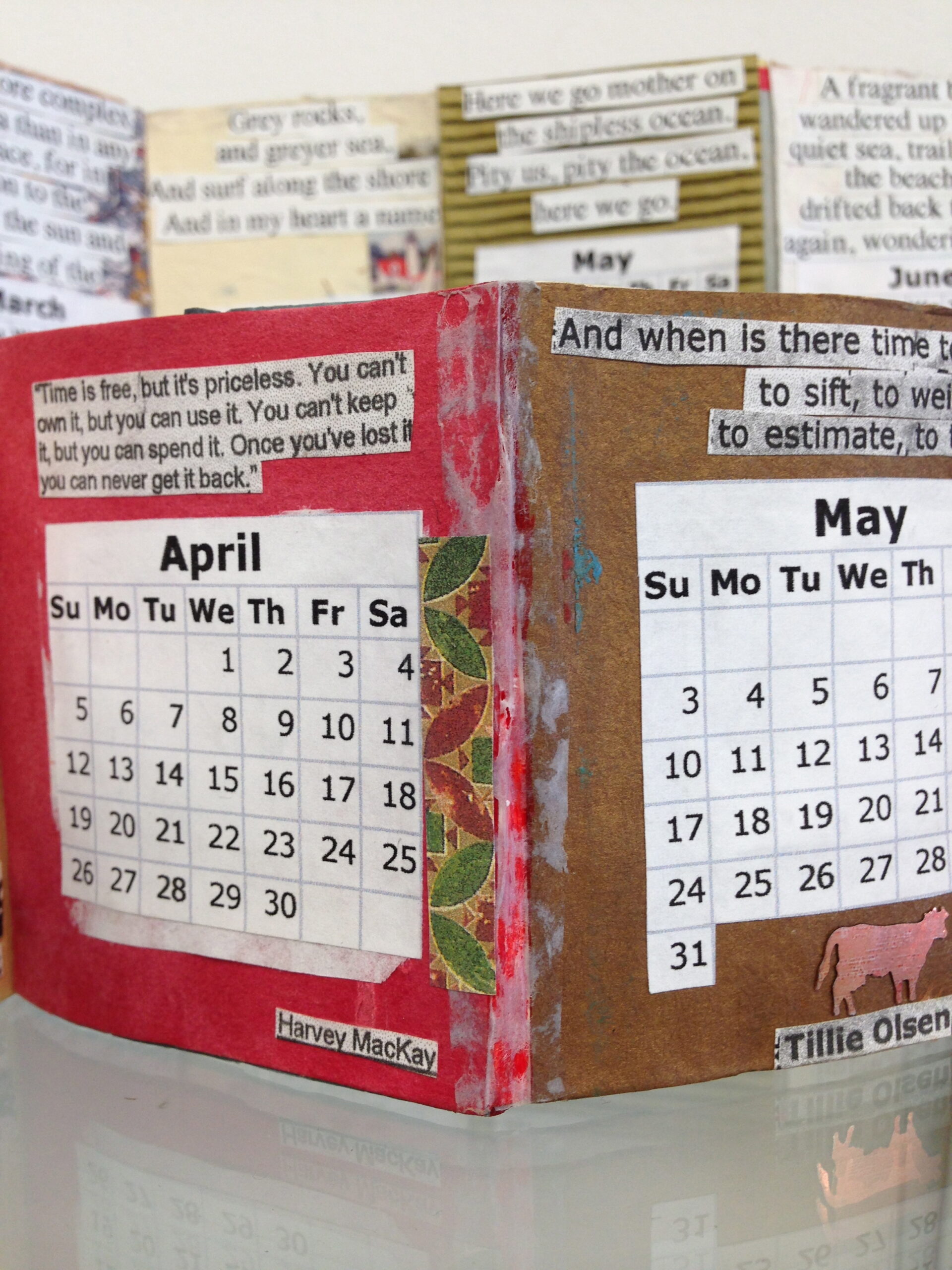 EMS handmade paper calendars 3 Artful