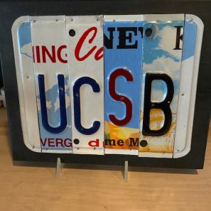 Melinda Niederschulte UCSB Recycled License Plate No. 19