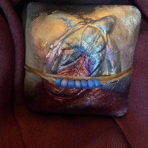 ST1 Raku Rattle Sea Turtle Square